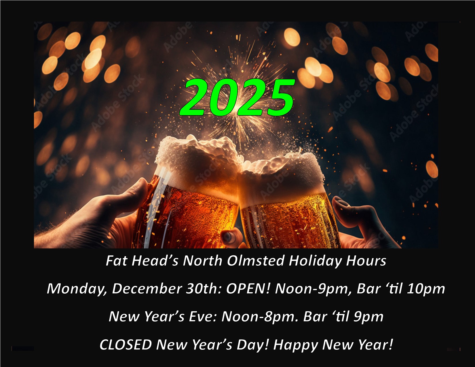 New Year's Week Hours