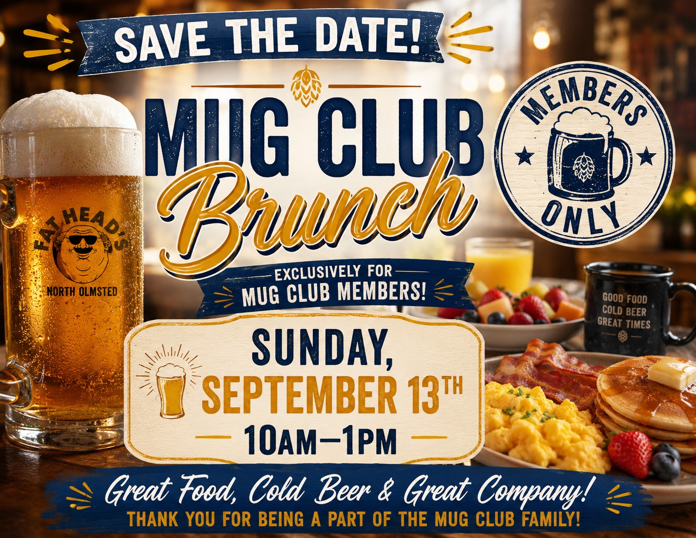 MUG CLUB MEMBERS ONLY ANNUAL PARTY!