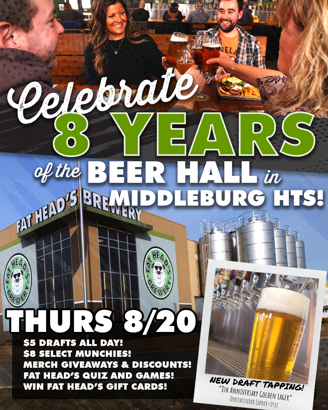 8 YEAR ANNIVERSARY - Beer Hall Middleburg Heights