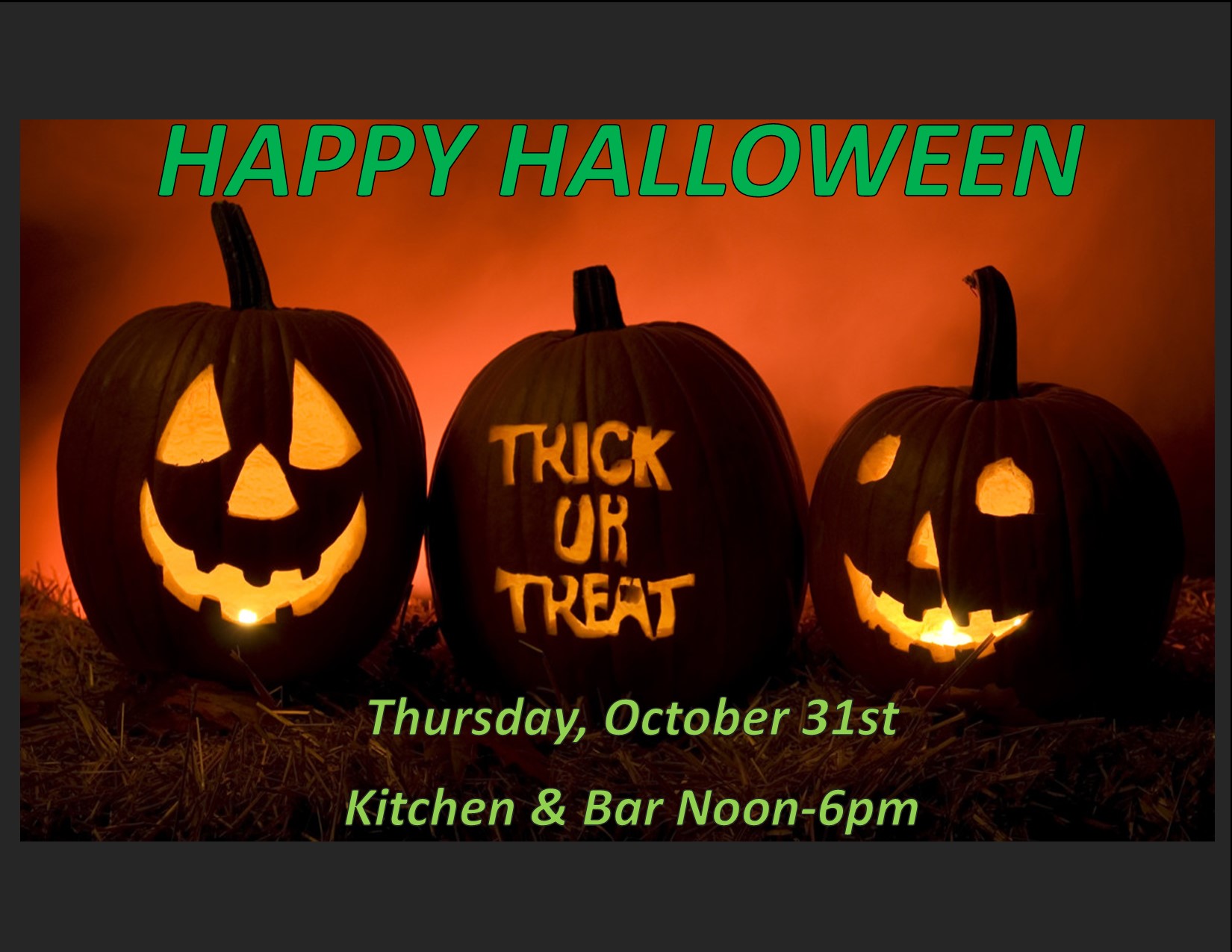 North Olmsted Halloween Hours