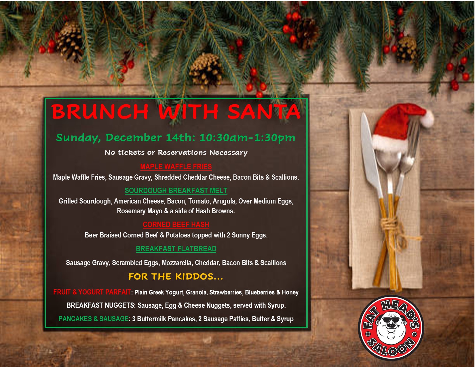 BRUNCH WITH SANTA!