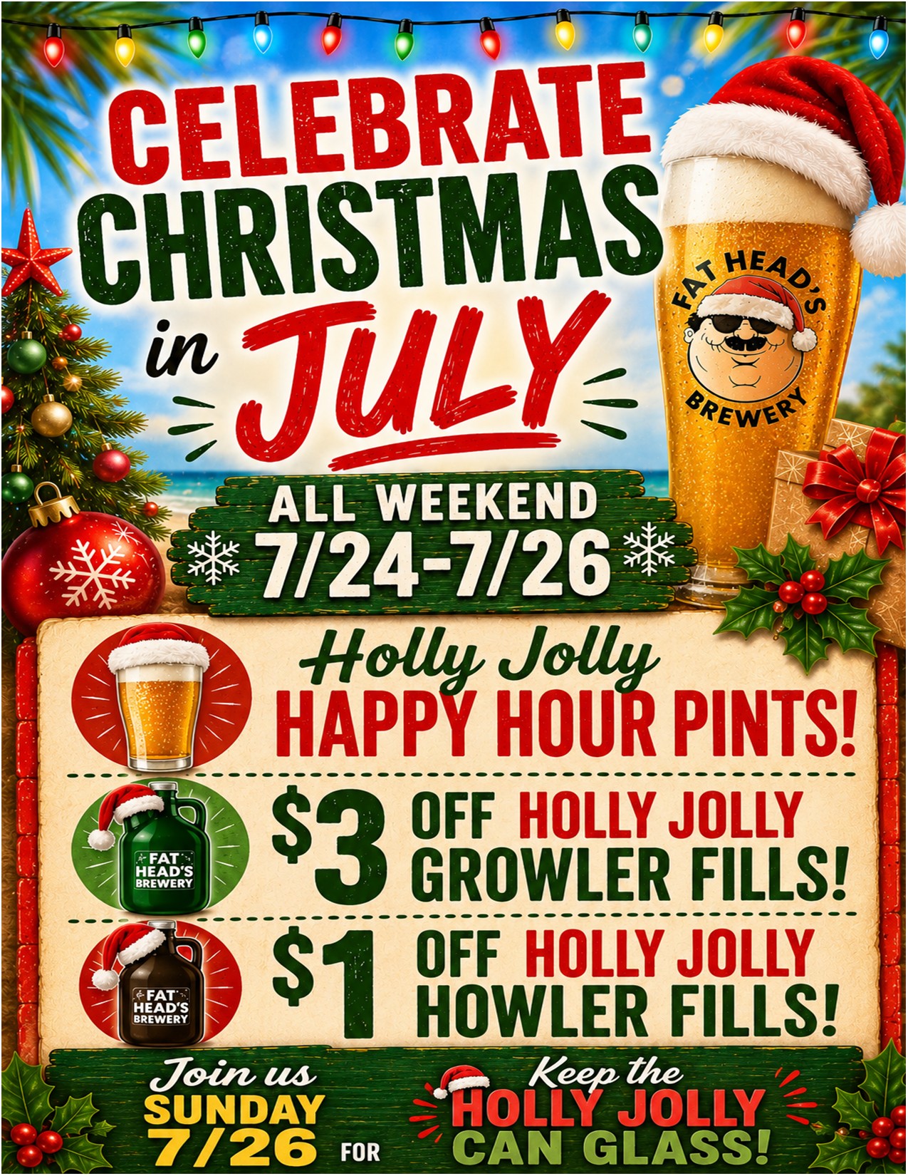 CHRISTMAS IN JULY THIS WEEKEND!
