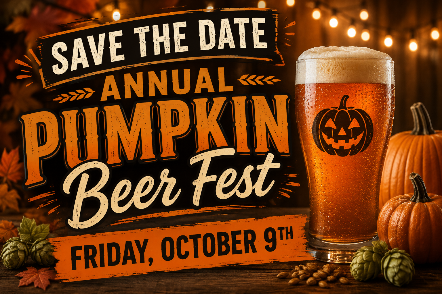 ANNUAL PUMPKIN BEER FEST